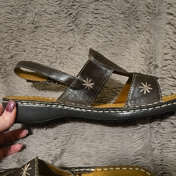 Naturalizer Natural Soul Women's Sandals 10 New In Box Chavaro Oxford BROWN - Picture 5 of 6